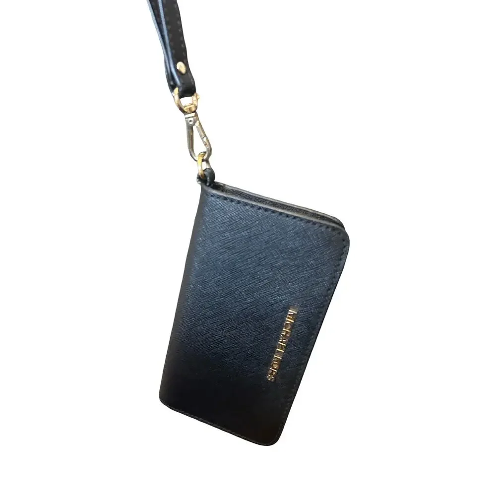 Michael Kors Black Smartphone Wallet Wristlet